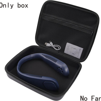 Hand Free Personal Fan Case For Rechargeable Neck Fans，Neck Hanging Fan Travel Case， Usb Rechargeable Personal Fan Storage Box