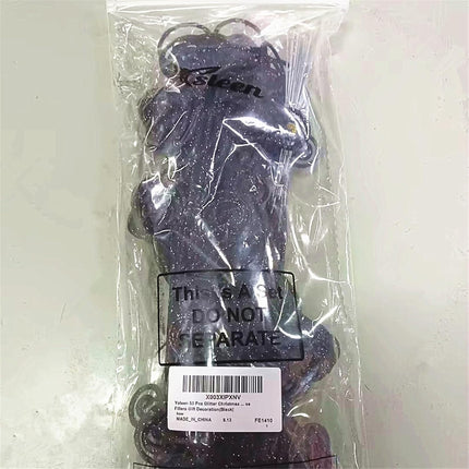 Ysleen 50 Pcs Glitter Christmas Tree Picks and Sprays Twigs Artificial Curly Stem Picks Ornaments 12 Inch Branches Sticks for Xmas Wreath Vase Fillers Decoration(Black)
