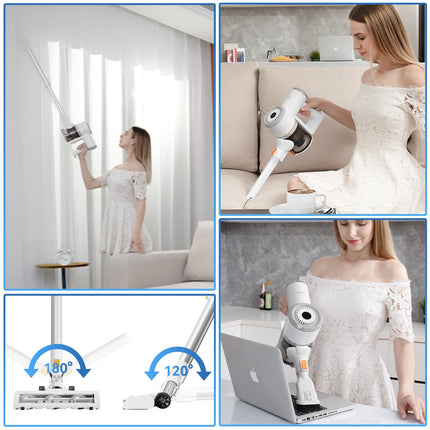 Lydsto Cordless Vacuum Cleaner, 6In1 20Kpa Powerful Suction Stick Vacuum With Smart Led Display, Up To 35 Min Runtime, Powerful Cordless Vacuum For Hardwood Floors,V11 Max