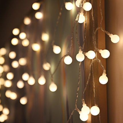 Globe Fairy String Lights 40 LED , 16.4Feet Warm White, USB Powered, Ideal for Indoor/Outdoor Home, Gardens, Halloween and Christmas Decorations