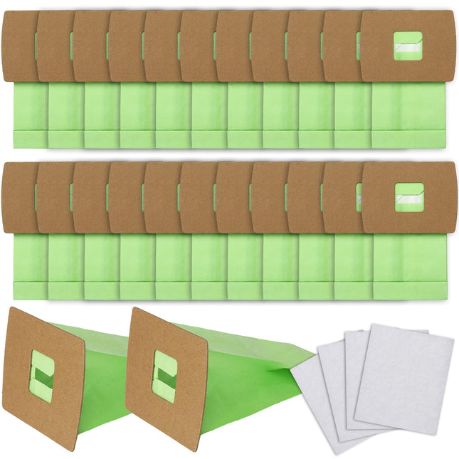 24 Pack Type Bb Compact Canister Bags Compatible For Oreck Xl Buster B Canister, Canister Vacuum Bags For Pkbb12Dw Bb180 Bb280 Bb850 Bb870 Bb900 Bb1000 Mv160, With 4 Motor Filter Bm04 Kit