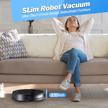 Robot Vacuum And Mop Combo Tangle Wifiappalexa, 2In1 Mopping Robot Vacuums Cleaner, Quiet, Selfcharging, Robotic Vacuum Perfect To Pet Hair Hard Floor & Daily Cleaning
