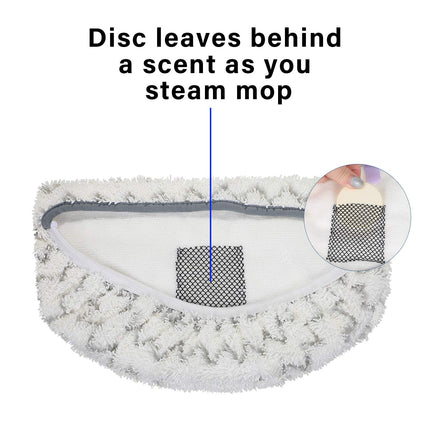 Maitys 32 Pieces Steam Mop Scent Disc Practical Fresh Fragrance Scented Pads Fragrance Discs, Compatible With Bissell Powerfresh And Symphony Series, Fits Model 1940, 1806 And 1132