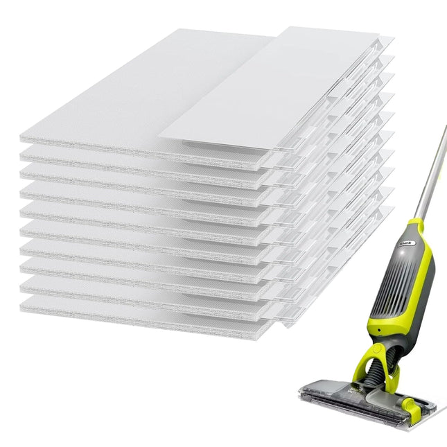 10 Pack Vac Mop Pads Refills For Shark Vacmop Vm252 Vm200 Vm190 Vm250 Vm251 Vm200C Vm252C Qm250 Vc205 Cordless Hard Floor Vacuum Mops Pad