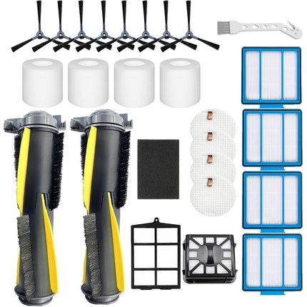 Accessories Kit For Shark Iq R101Ae Rv1001Ae Iq R101 Rv1001 Av911S Ez Av1010Ae Iq Robot Vacuum Cleaner Parts Pack Of Main Brush, Filters, Side Brushes