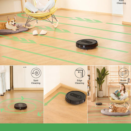 Vactidy Nimble T7 Robot Vacuum And Mop Wifiapp Control, Selfcharging, 2In1 Water Tank, Ideal For Hard Floors And Carpets