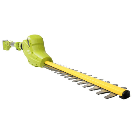 Sun Joe 24V-PHT17-LTE Cordless Telescoping Dual-Action Pole Hedge Trimmer, Kit (w/ 2.0-Ah Battery + Quick Charger)
