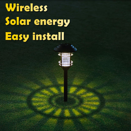 Solar Lights Outdoor Waterproof, 8 Pack LED Solar Garden Lights for Yard, Patio, Walkway, Landscape, Planter
