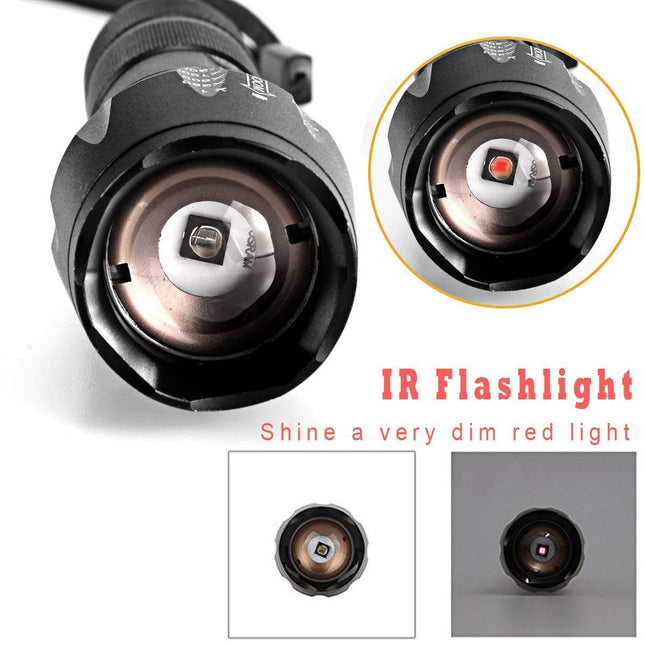 ULTRAFIRE IR Illuminator Flashlight, UltraFire 850nm Focus Adjustable IR Led Flashlight Infrared Light Torch for Night Vision Coyote Hog Predator Hunting