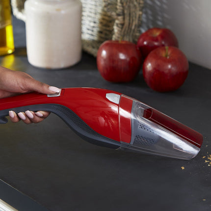 Dirt Devil Handheld Cleaner Quick Flip 8 Volt Lithium Cordless Red Hand Vacuum Bd30010