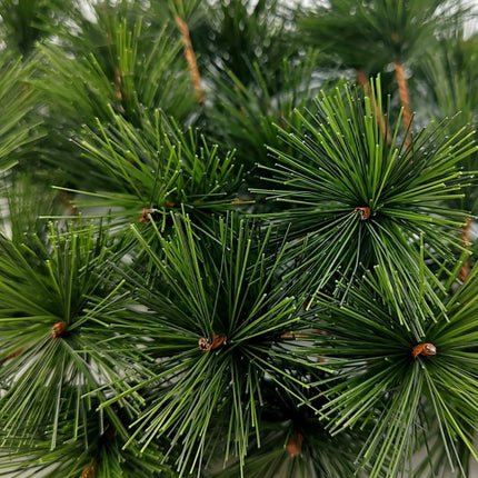GXXMEI 62PCS Artificial Green Pine Needles Branches Small Pine Twigs Stems Picks Fake Greenery Pine Picks for Christmas Garland Wreath Embellishing and Home Holiday Garden Decoration