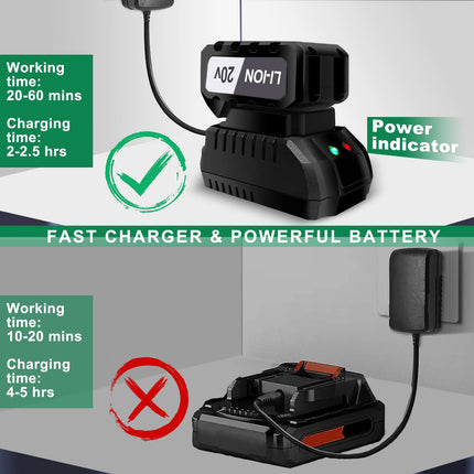 Tegatok Mini Leaf Blower, 2 in 1 Leaf Blower Cordless with Battery and Charger, Handheld Electric Leaf Blower with Variable Speed, Small Leaf Blower & Vacuum for Lawn Care, Leaf Blowing, Dust Cleaning