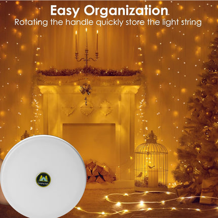 65.6ft Camping String Lights,USB Rechargeable Outdoor String Lights with 8 Lighting Modes Warm White, Portable Camping Lights for Yard,Hiking,Decoration,Holiday Christmas