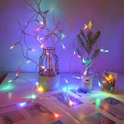 9.84Ft 3AA Battery Operated Fairy Lights for Bedroom 30 LED Christmas Lights Outdoor String Lights Waterproof Fairy Twinkle Lights for Party Garden Wedding Holiday Xmas Tree Decorations