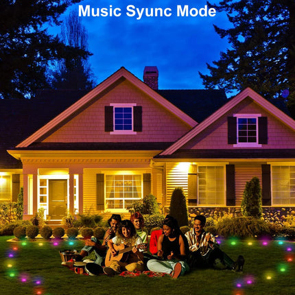 Outdoor Ground Lights 15 Pack, Smart RGBICW Pathway Lights, IP67 Waterproof Landscape Lighting, Christmas Outdoor Decoration for Garden, Yard, Patio, Lawn Decor