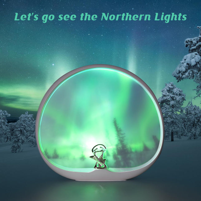 Northern Lights Aurora Lights, Multiple Colors Dynamic touch Lamp, Anniversary/Valentine's Day/ Christmas/ Birthday s. Suitable for Kids/Girls/Adults, Bedroom décor Romantic Holiday Ideas