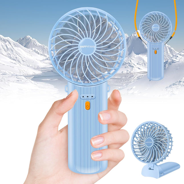 Mini Handheld Fan,2024 Upgraded Portable Hand Mini Fan,15H Working Time,Quiet,Lightweight,4 Speed,Hand Fans For Women With 180°