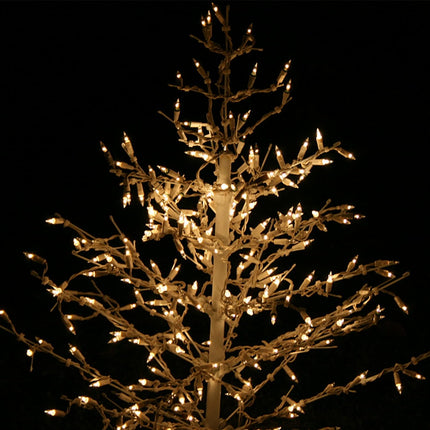 Christmas Lights Indoor Outdoor, 33 FT 150 Count Clear White Wire Incandescent Mini String Light, 120V UL Christmas Tree Lights for Wreath, Patio, Holiday, Party, Home, Garden Decorations
