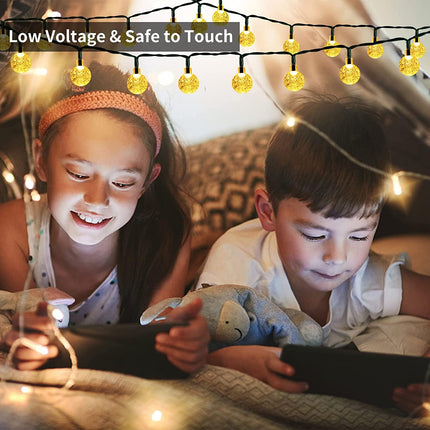 Battery Operated String Lights Outdoor - 39Ft 80 LED Battery Powered Outdoor Lights with Remote, 8 Modes Globe Battery String Lights Outdoor Battery Lights for Camping Tent Patio Porch Outside Decor