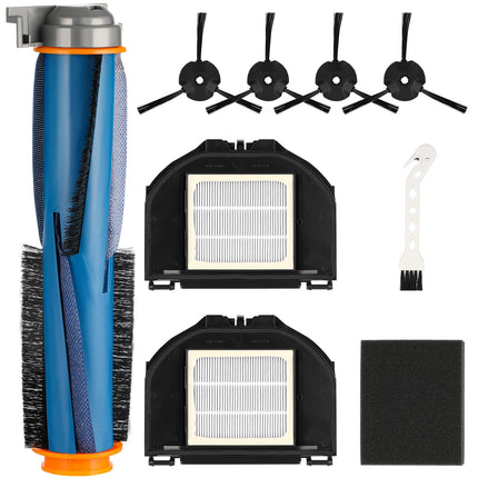 9 Pcs Vacuum Parts Accessories Kit Compatible With Shark Rv2310Ae Matrix Robot Vacuum Cleaner, 1 Main Brush, 2 Hepa Filters, 4 Side Brushes, 1 Sponge Filter, 1 Cleaning Brush