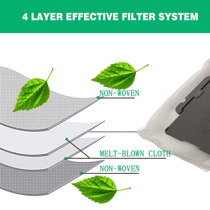 20 Pack Vacuum Bags Compatible With Irobot Roomba I & S & J Series, For Irobot Roomba I3+3550 I4+4552 I6+6550 I7+ I7Plus J7+7550 I8+8550 S9 S9+9550 Vacuum With Automatic Dirt