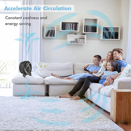 Dr. Prepare Quiet Desk Fan, 8 Inch Powerful Table Fan, Small Bedside Fan With 2 Speeds, Portable Personal Cooling Fan For Bedroom
