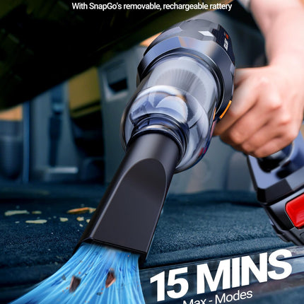 Sealight Handheld Car Vacuum Cleaner, 21000Pa High Power Suction Vacuum Cordless, 4 In 1 Air Duster And Vacuum Cleaner, 18V120W Portable Vacuum Cleaners For Car Interior, Home, Office, Pet