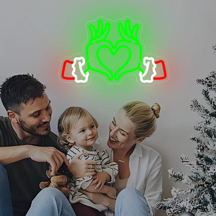 Christmas Neon Sign Dimmable Christmas Neon Lights Christmas Led Neon Signs for Wall Decor Merry Christmas Neon Sign for Kids Room Xmas