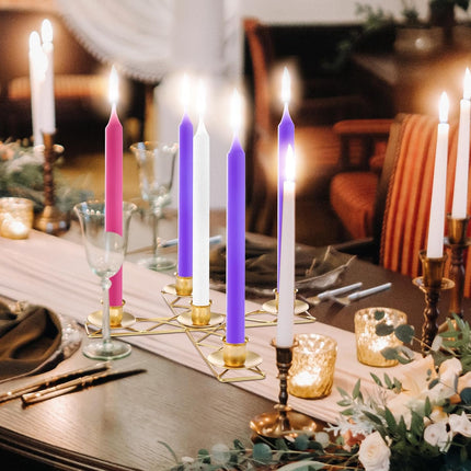 2 Pcs Christmas Advent Candle Wreath Ring Metal Candle Holder for Pillar Advent Candles Candle Sticks Rustic Candlesticks Holders for Xmas Table Centerpiece Decor Home(Thin,Cross)