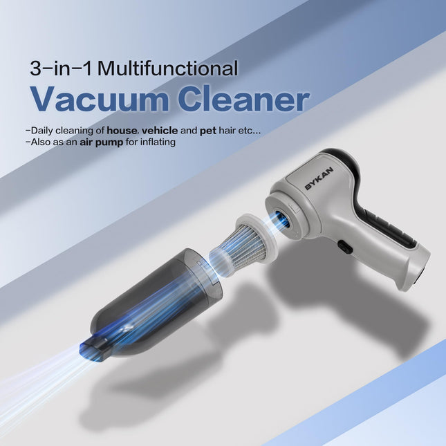 Handheld Vacuum Cleaner 38000 Rpm 120W Car Vacuum Cleaner, Mini Portable Vacuum Cleaner, Rechargeable, Tiny Vacuum For Home, Car, Office, Desk, Pet