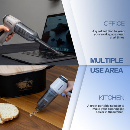Handheld Vacuum Cleaner 38000 Rpm 120W Car Vacuum Cleaner, Mini Portable Vacuum Cleaner, Rechargeable, Tiny Vacuum For Home, Car, Office, Desk, Pet