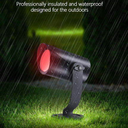 Smart Landscape Lighting, IP67 Waterproof Landscape Spotlights, 3000LM Dimmable RGBICW Pathway Lights Work with Alexa, Spot Lights for Christmas Outdoor Decoration, 4 Pack