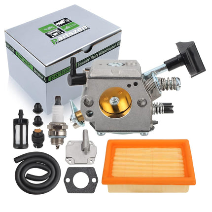 partszen 62100-81010 Carburetor A021000811 For Poulan Pro PR46BT PR48BT BP400 PR2322 BP402 967086901 150032738 530058436 Southland SCV43 SEA43 Earth Auger Eskimo Mako M43 M43Q8 Viper Husqvarna 165BT