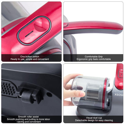 Blue Ultraviolet Cleaner，Bed Vacuum Cleaner Cordless, Uv Mattress Vacuum Cleaner, Handheld Couch Cleaner Machine Deep Cleaner For Sheet,Pet Hair, Fabric Sofa Vacuuming…
