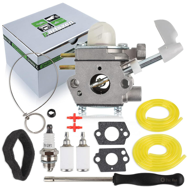 partszen 308054114 308054075 Carburetor for Homelite Carburetor Fits for 26B Leaf Blower UT09526 with Carburetor Adjusting Tool Air Filter