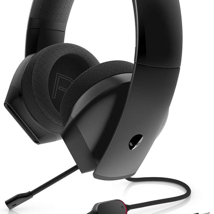 Alienware Stereo PC Gaming Headset AW310H: 50mm Hi-Res Drivers - Sports Fabric Memory Foam Earpads - Works with PS4, Xbox One & Switch via 3.5mm Jack