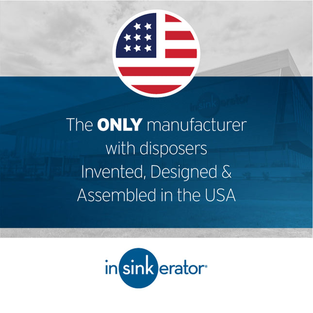 InSinkErator Badger 1 Garbage Disposal 1/3 HP Food Waste Disposal Unit