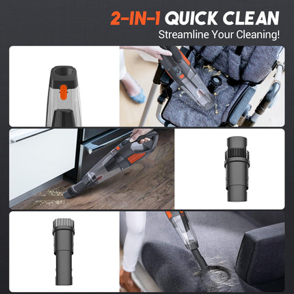 Handheld Vacuum Cordless Car Vacuum, Dust Buster Hand Vcauum Rechargeable With Largecapacity Battery, Lightweight Rechargeable Powerful Portable Vacuum For Car, Home And Pet Hair