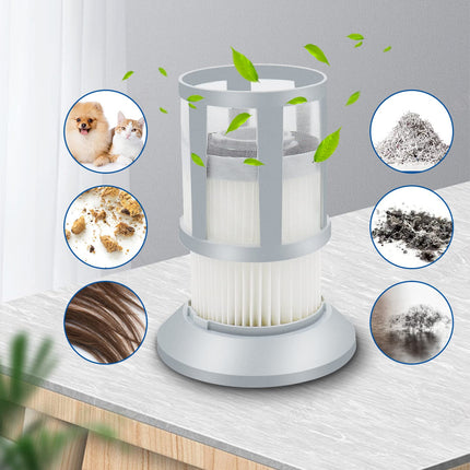 Filter Compatible With Bissell 2156, 2156A, 1665, 16652, 1665W Zing Canister Vacuum Cleaner, Replace Part 1613056, 2Pcs 2156A Filter + 4 Post Motor