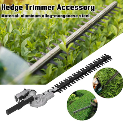 Electric Hedge Trimmer Head, 26mm 9 Teeth Hedge Trimmer Head Attachment Double Edge Blade Accessory for Brush Cutters Trimmer