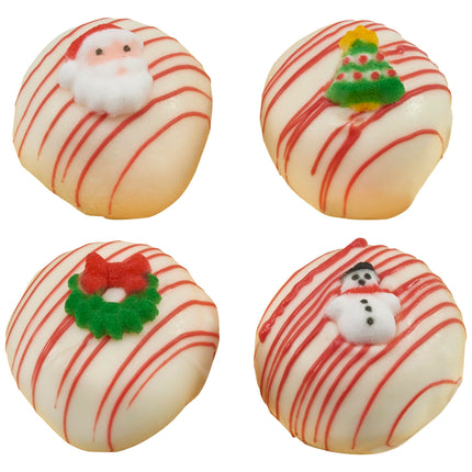 Lucks Dec-Ons Molded Sugar/Cup-Cake Topper, Christmas Charms Assortment, 5/8 Inch - 3/4 Inch, 508 Count