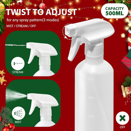 hatisan 2.2 Lbs Snow Flocking Powder with A Spray Bottle, Instant Snow Fake Snow, Flocking Kit for Christmas Decorations Indoor Outdoor (2.2 Pounds)