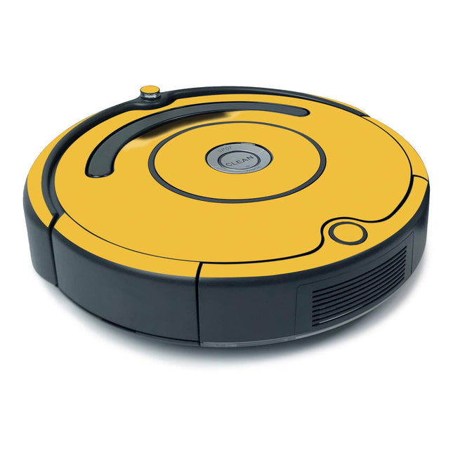 Mightyskins Skin For Irobot Roomba 675 Minimal Coverage Solid Marigold Protective, Durable, And Unique Vinyl Decal Wrap Cover Easy To Apply, Remove, And Change Styles Made In The Usa