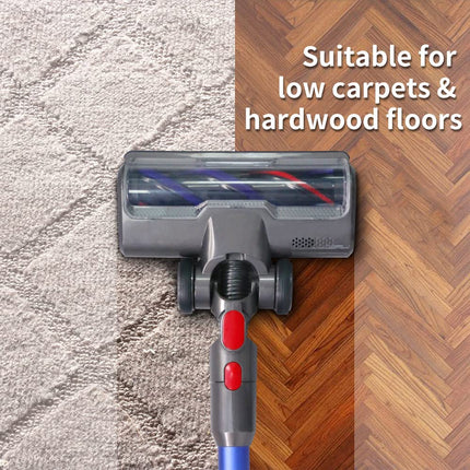 Hardwood Floor Attachment For Dyson V7 V8 V10 V11 V15 Sv10 Sv12 Sv14 Animal Absolute Vacuum Cleaners With Led Headlights, Bristle Roller Brush Head Parts