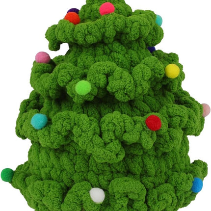Crochet Christmas Tree, Handmade Crochet Tree Winter Table Crochet Christmas Tree with Wooden Base Crochet Xmas Tree for Shop Holiday Home Office Decor