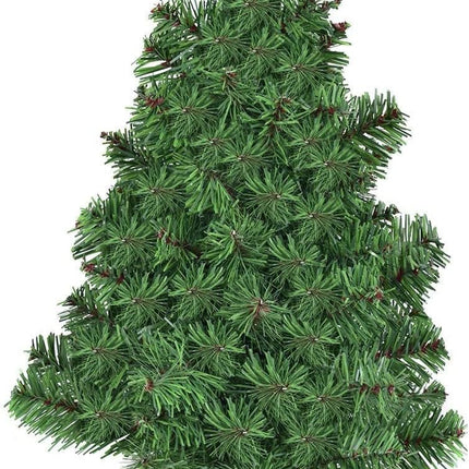 2ft Tabletop Christmas Tree, Small Artificial Spruce Tree in Burlap Base, Ideal for Home, Office, Shops, Holiday Decoration