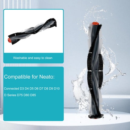 Loveco Accessories Kit Compatible For Neato D Series D75 D80 D85 Connected D3 D4 D5 D6 D7 Robotic,1 Combo Brush,5 Filter,2 Side Brush,1 Brush Cleaning Tool,1 Filter Cleaning Brush