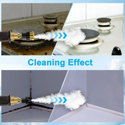 Steam Cleaner, 1200Ml High Pressure Steamer For Cleaning Handheld Steam Cleaner For Home,Hightemperature Steamer Cleaner For Car,Upholstery,Kitchen, Bathroom,Car Detailing,Grout And Tile Blue