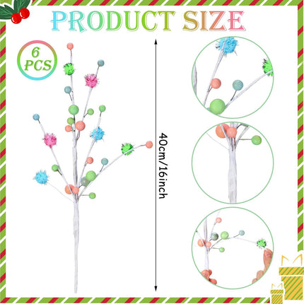12 Pcs Candyland Christmas Ornaments Macaron Christmas Tree Picks Macaroon Candy Ornaments for Christmas Candyland Party Decorations