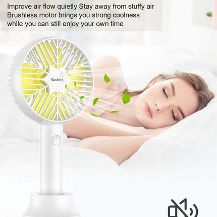 Handheld Fan Mini Fan,Small Personal Portable Fan, Usb Desk Fan,Rechargeable Eyelash Fan For Makeup,813Hours Operated Small Makeu